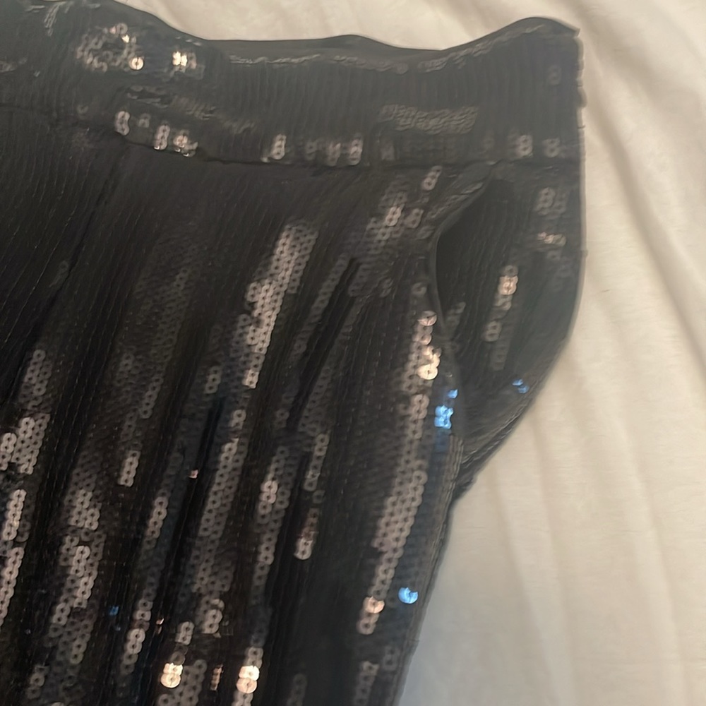 Inc Black Sequence Pants Size Medium. Worn Once. … - image 3